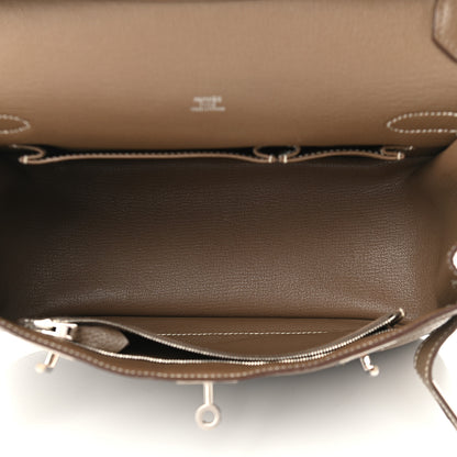 Hermes Taurillon Clemence Jypsiere 28 Etoupe 5 of 16