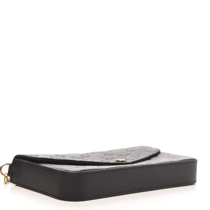 Louis Vuitton Empreinte Pochette Felicie Chain Wallet Black 4 of 9