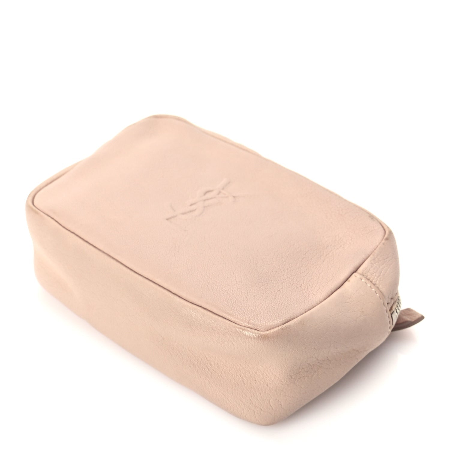 Saint Laurent Lambskin Monogram Lou Camera Belt Bag  Marble Pink 8 of 8