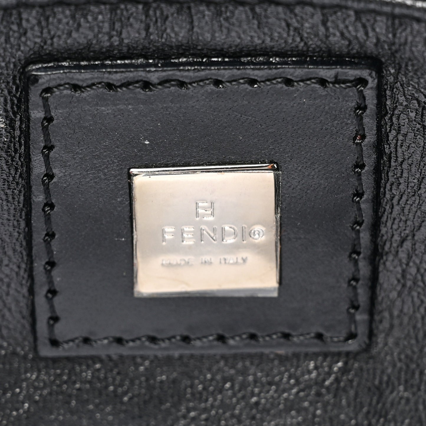 Wool Pochette Black Blue