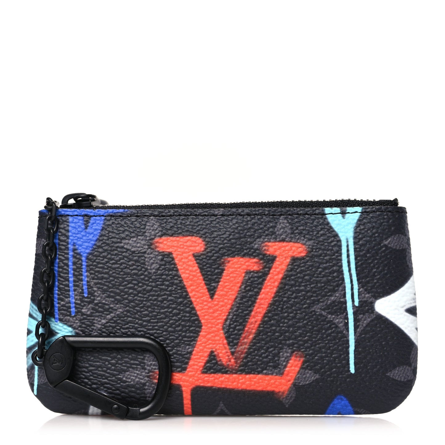 Monogram Eclipse LV Graffiti Key Pouch Multicolor