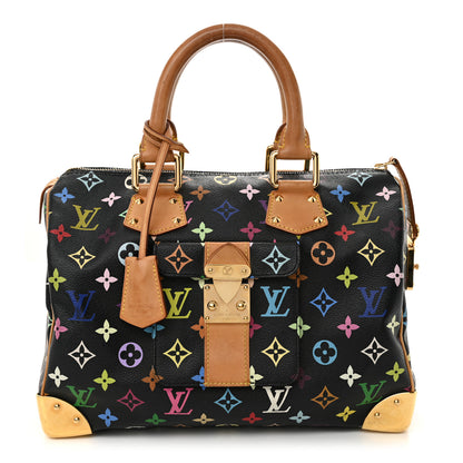 Louis Vuitton Monogram Multicolor Speedy 30 Black 1 of 10