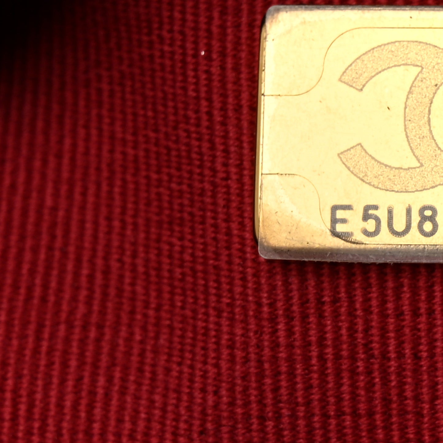 Lambskin Quilted Pearl Chain Camera Case Black