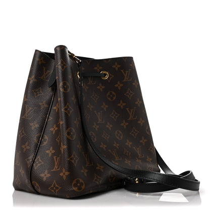 Louis Vuitton Monogram Neonoe MM Black 3 of 9