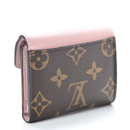 Louis Vuitton Monogram Zoe Wallet Rose Ballerine 3 of 8