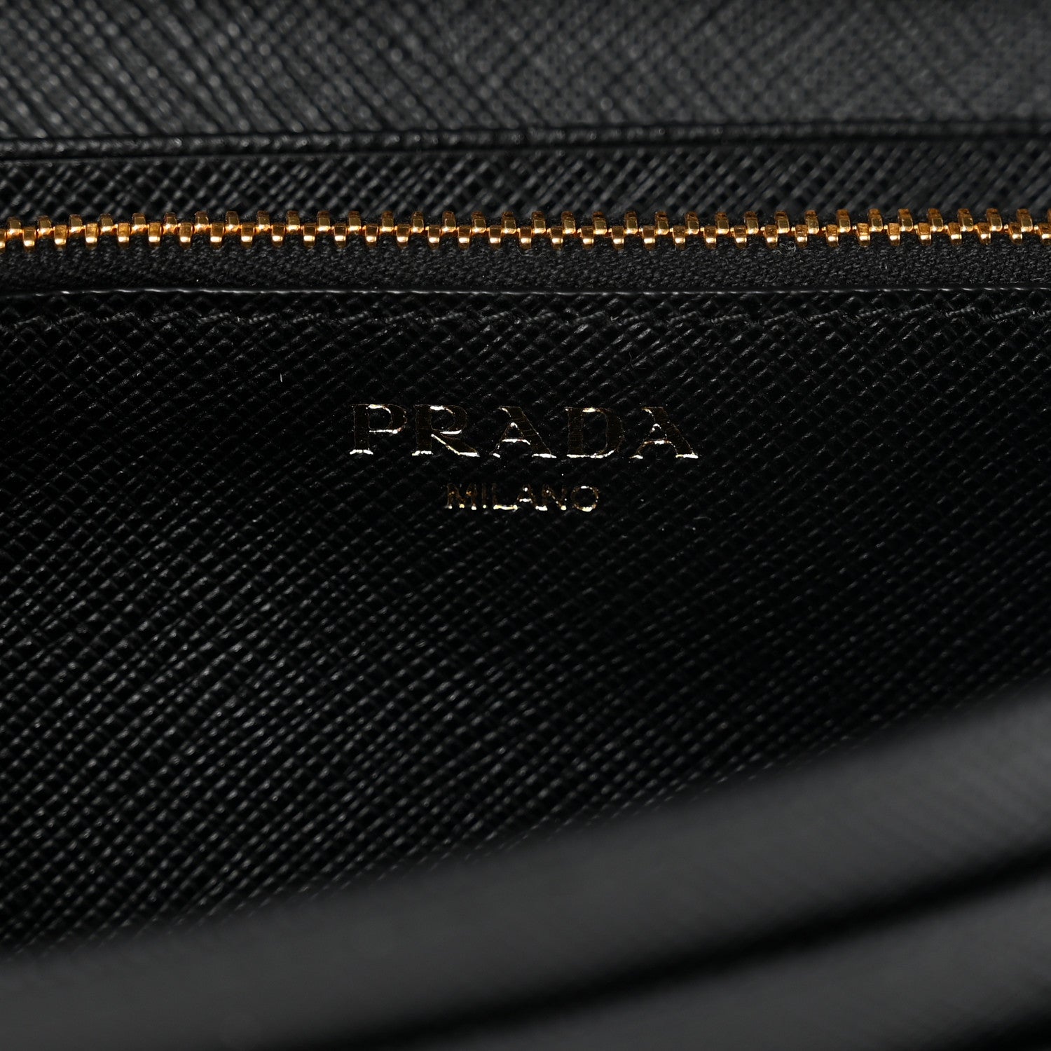 Prada Saffiano Wallet on Chain Black 5 of 6