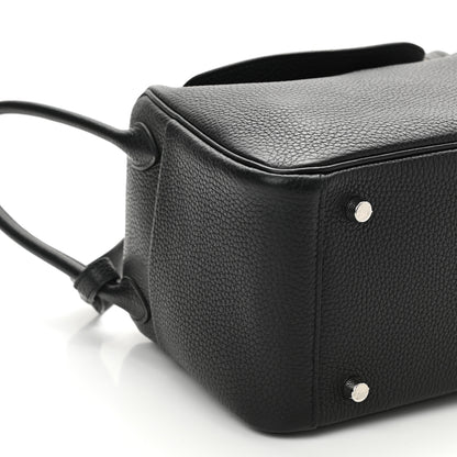 Hermes Taurillon Clemence Lindy 26 Black 8 of 10