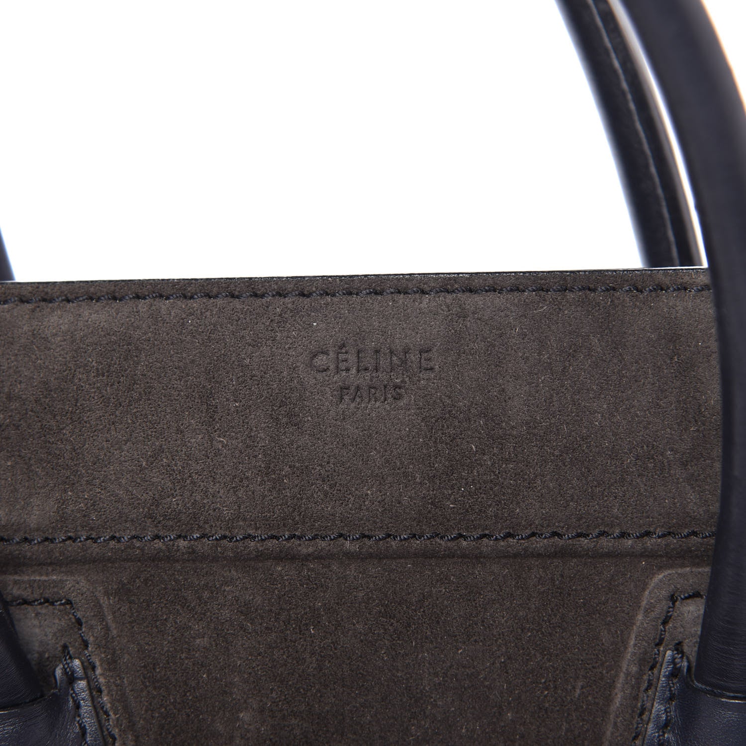 Celine Suede Medium Phantom Luggage Anthracite 8 of 11