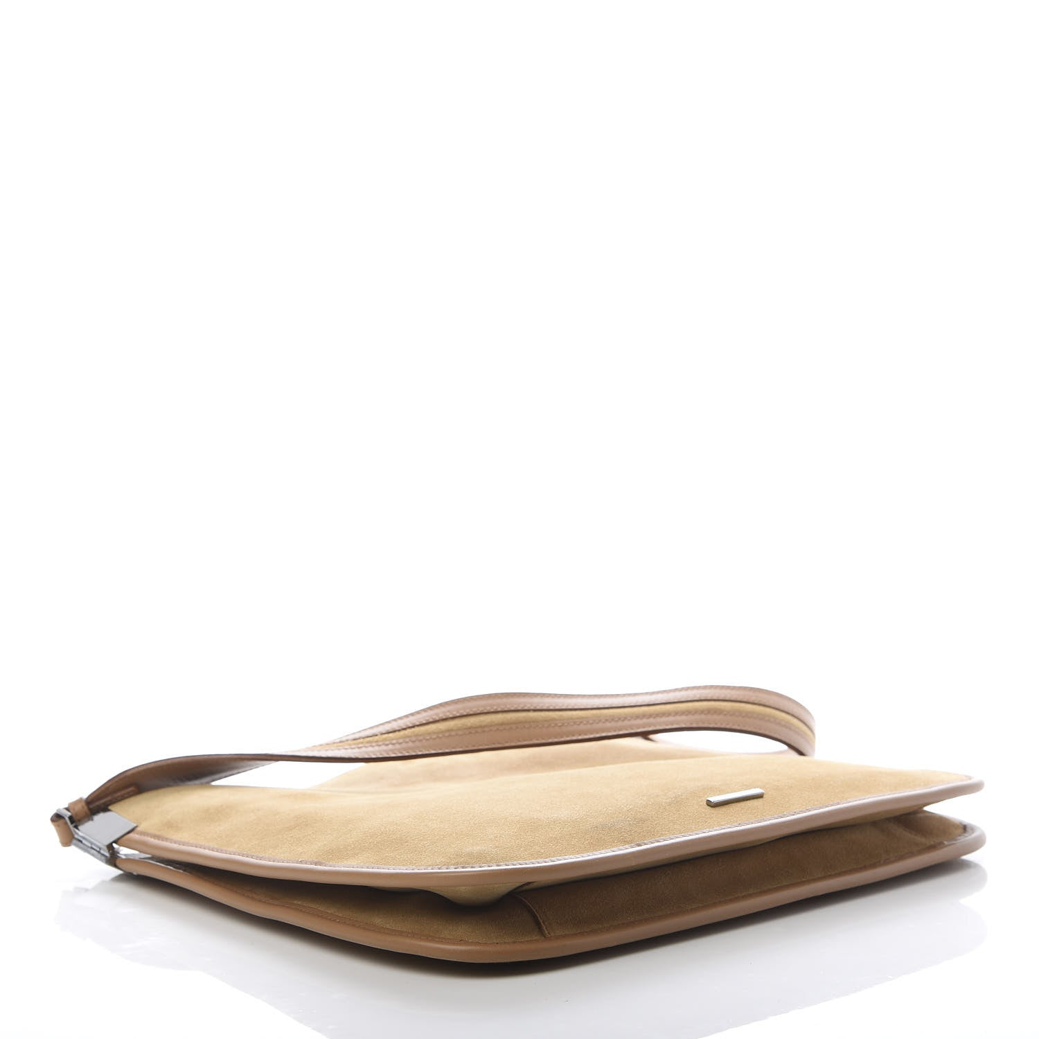 Gucci Suede Shoulder Bag Brown 4 of 12