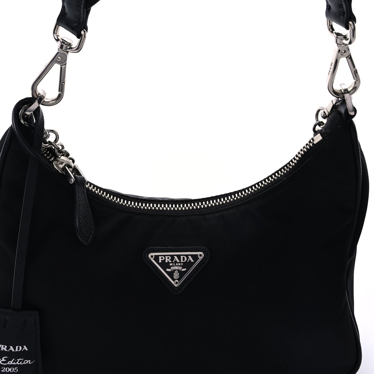 Nylon Re-Edition 2005 Shoulder Bag Black