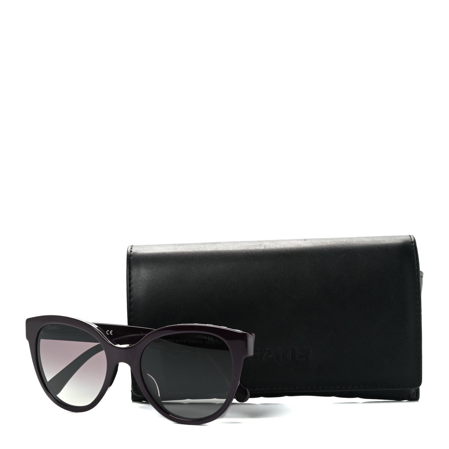 Acetate CC Butterfly Sunglasses 5414-A Black