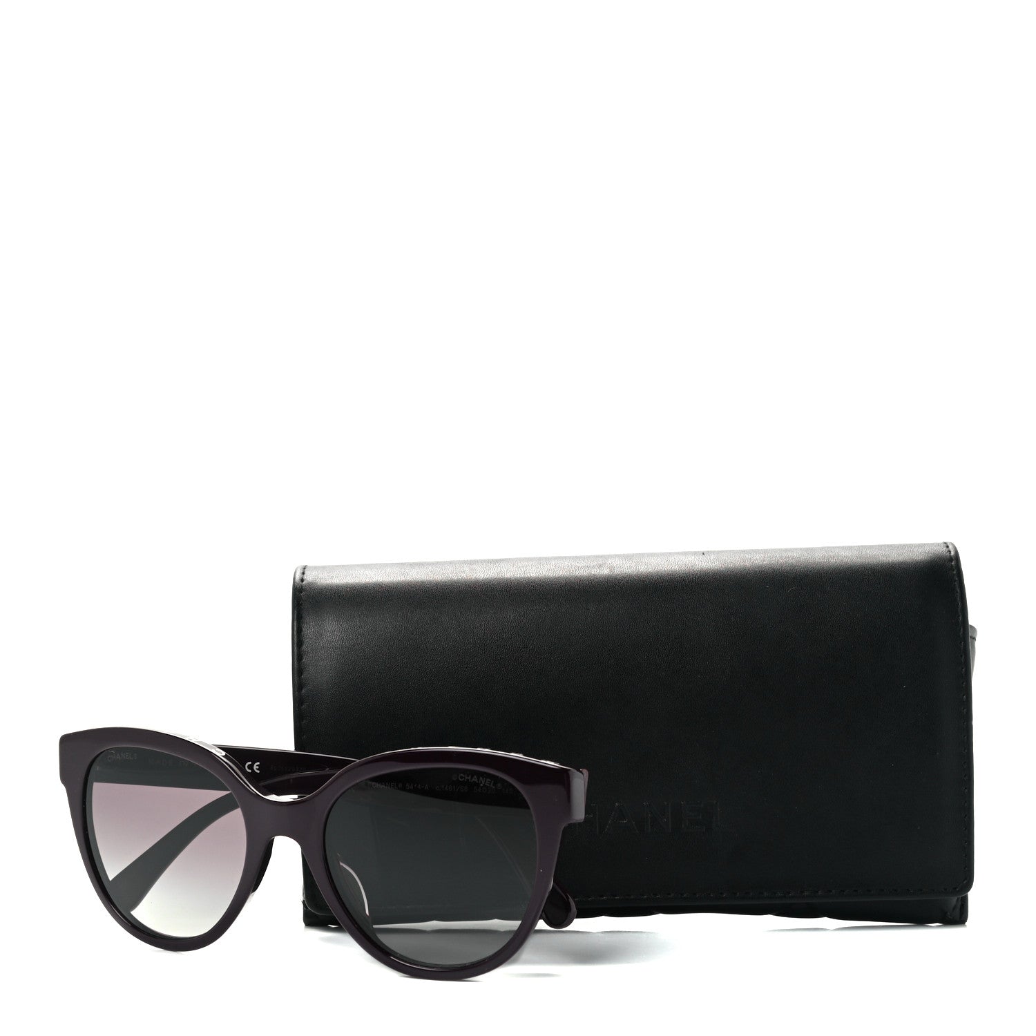 Chanel Acetate CC Butterfly Sunglasses 5414-A Black 9 of 9