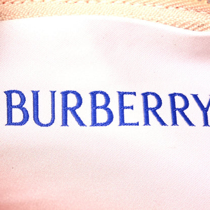 Burberry Canvas Knitted Check Mini Peg Duffle Bag Sherbert 5 of 8
