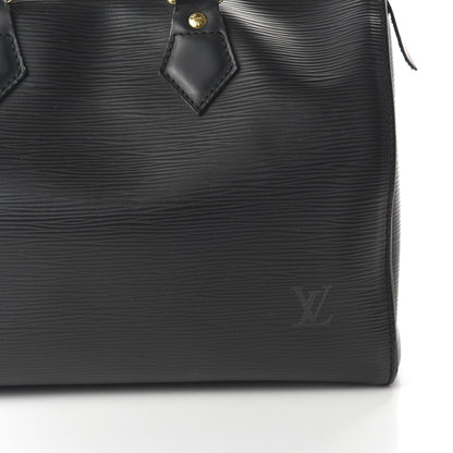 Louis Vuitton Epi Speedy 25 Black 9 of 9
