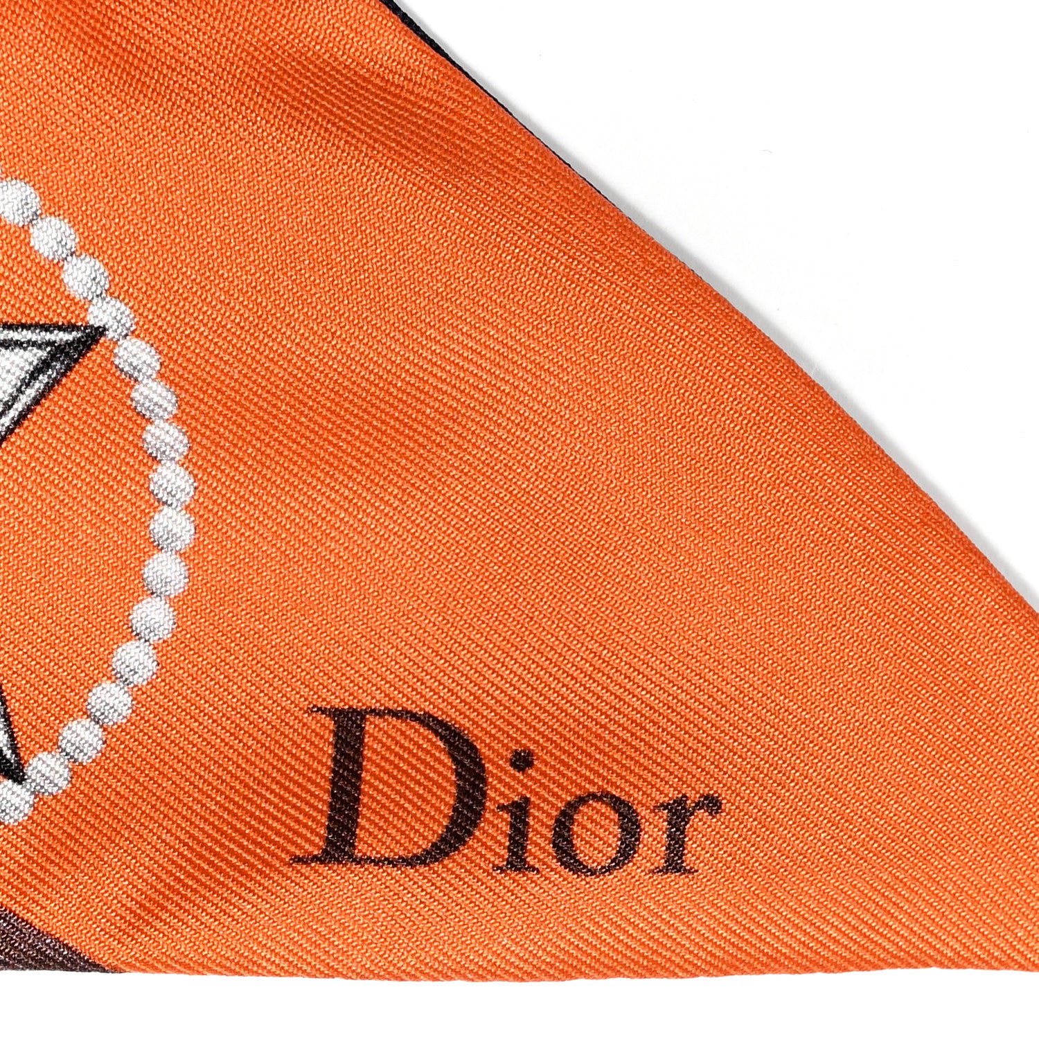 Christian Dior Silk ABCDior S Mitzah Scarf 3 of 4