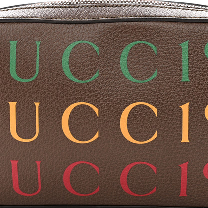 Gucci Textured Dollar Calfskin Gucci 100 Aria Belt Bag 100 40 New Acero Multicolor 7 of 10