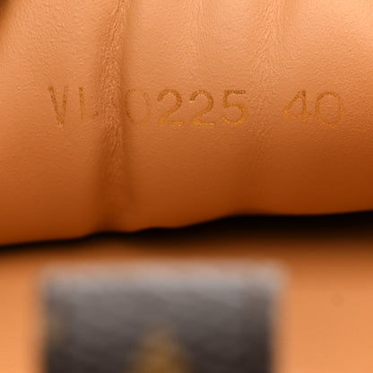 Louis Vuitton Suede Calfskin LV Sneakerina 40 Hazelnut Brown 8 of 9