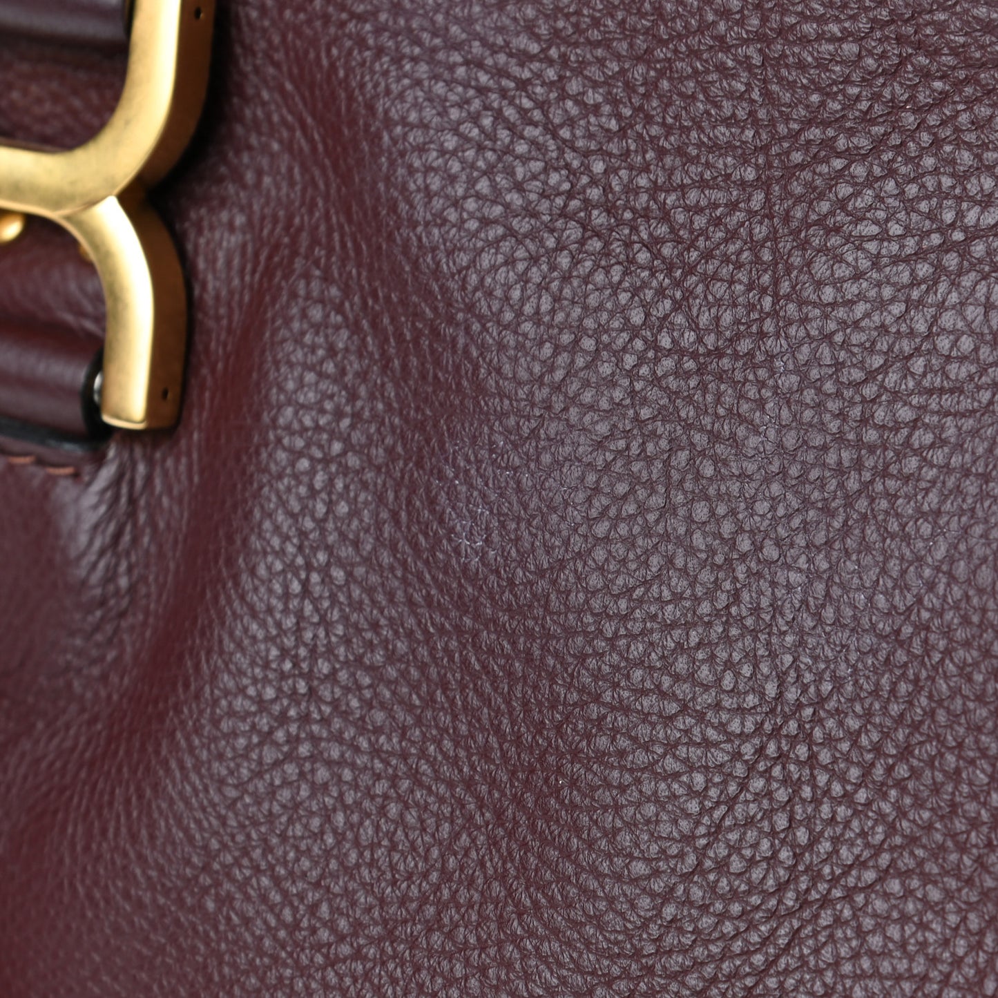 Calfskin Medium Marcie Satchel Burnt Brown
