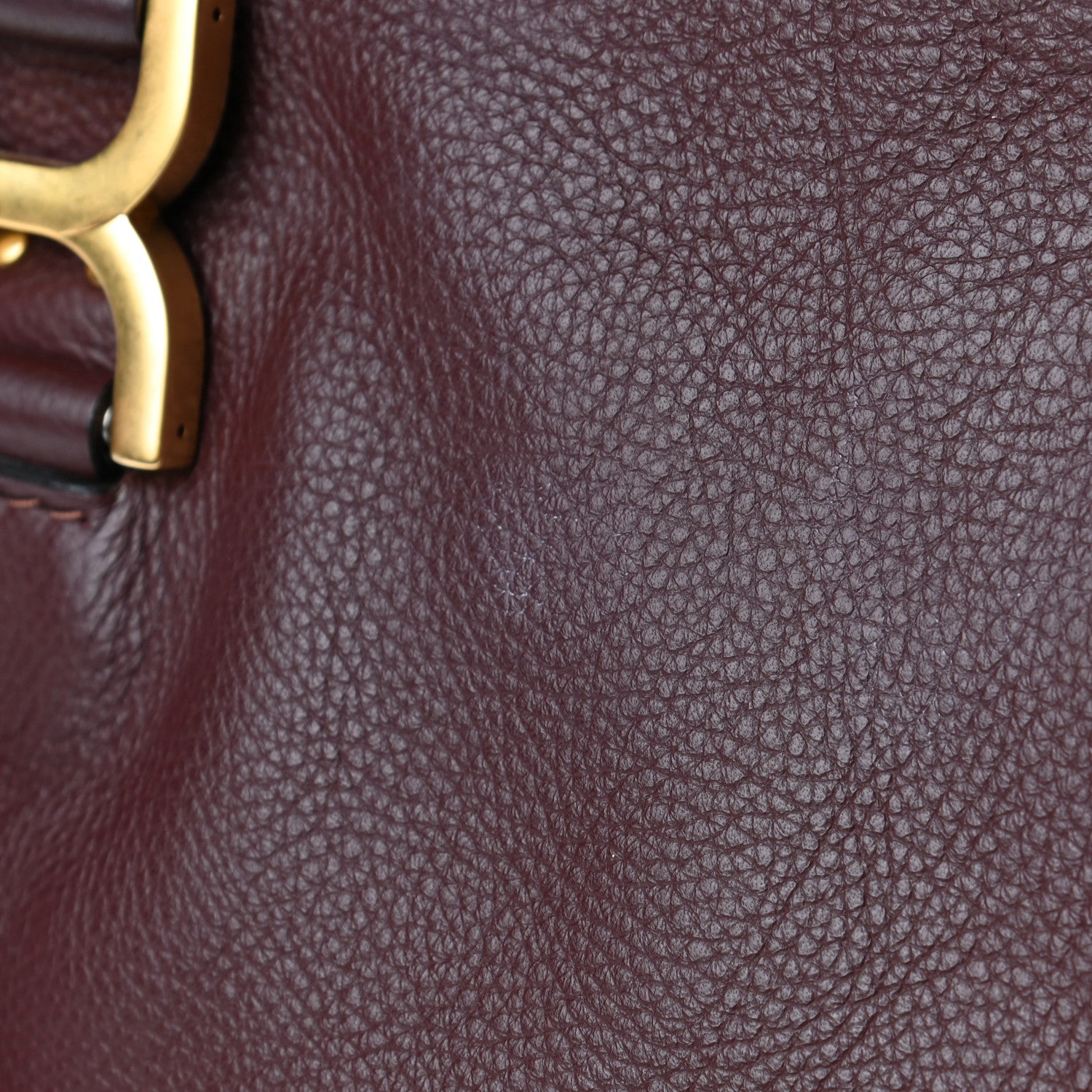 Chloe Calfskin Medium Marcie Satchel Burnt Brown 3 of 5