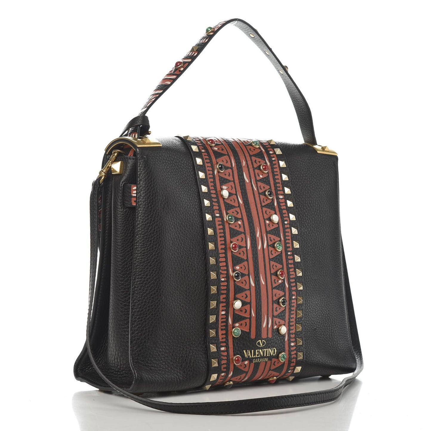 Alce Tribal Medium My Rockstud Frame Bag Black