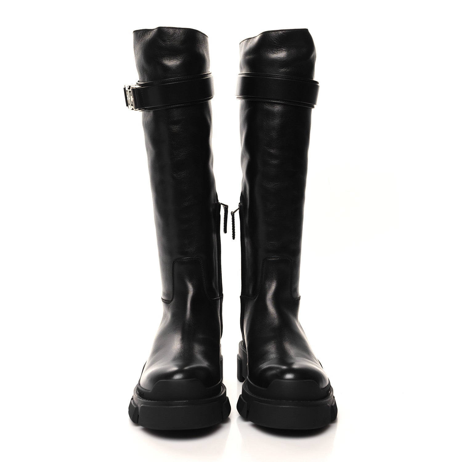 Givenchy Calfskin Terra High Boots 39 Black 2 of 8