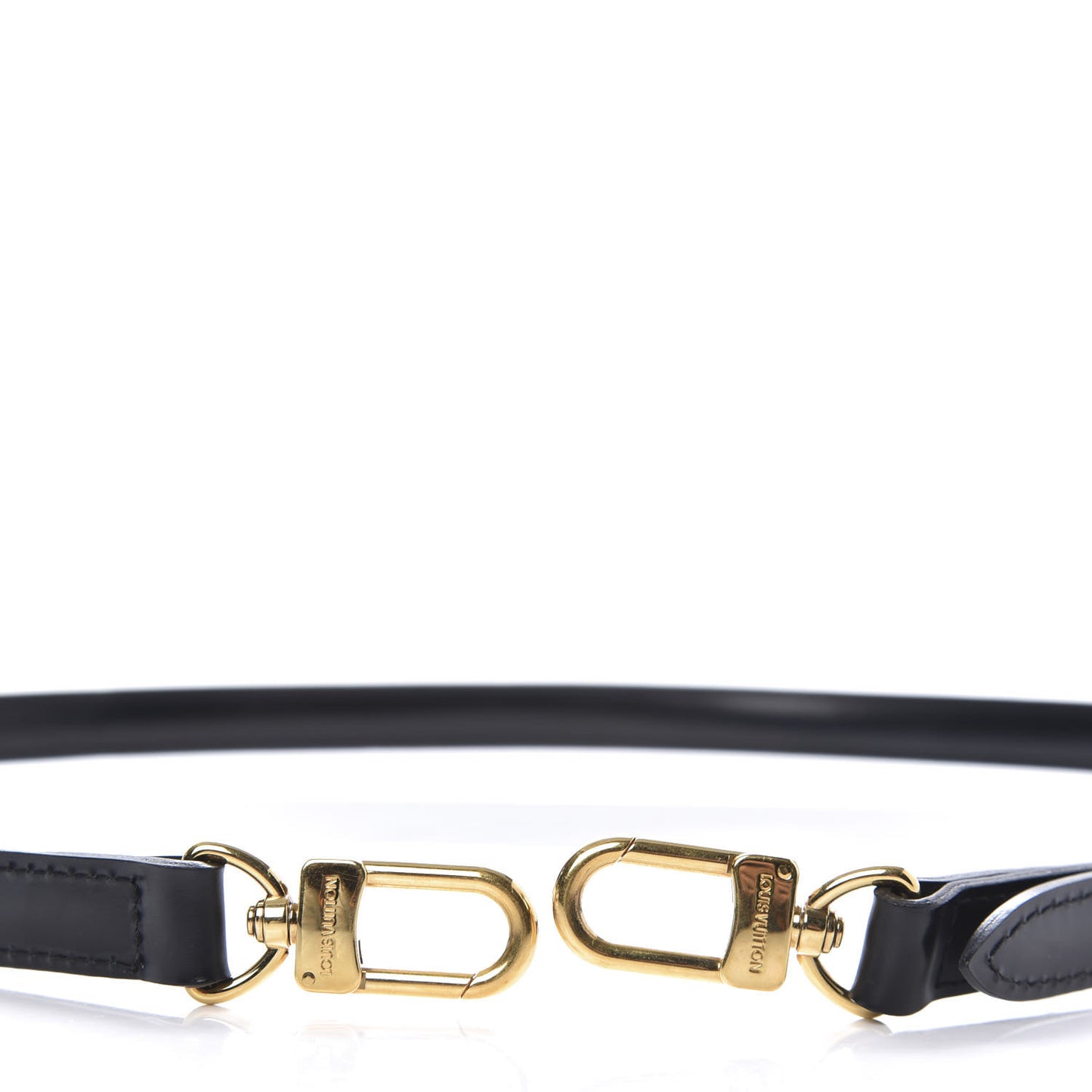 Calfskin 16mm Adjustable Shoulder Strap Black