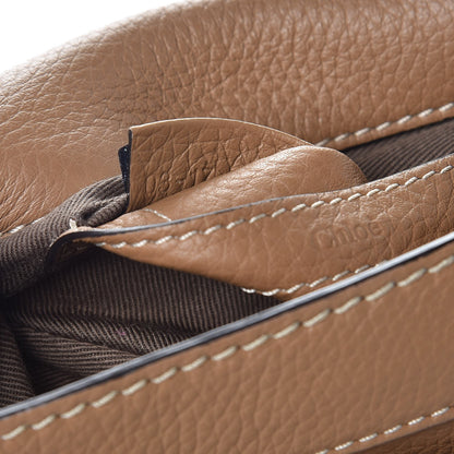 Chloe Calfskin Mini Marcie Round Crossbody Bag Nut 7 of 9
