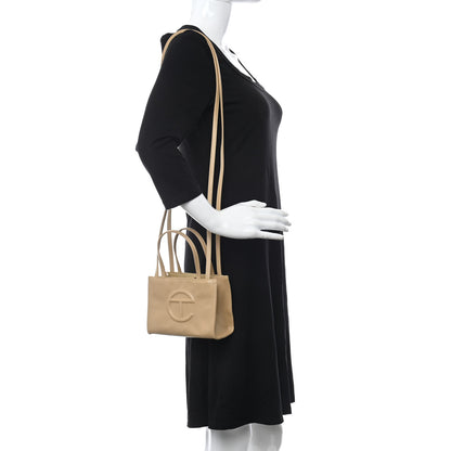 Telfar Vegan Leather Small Shopping Bag Cream 2 of 10