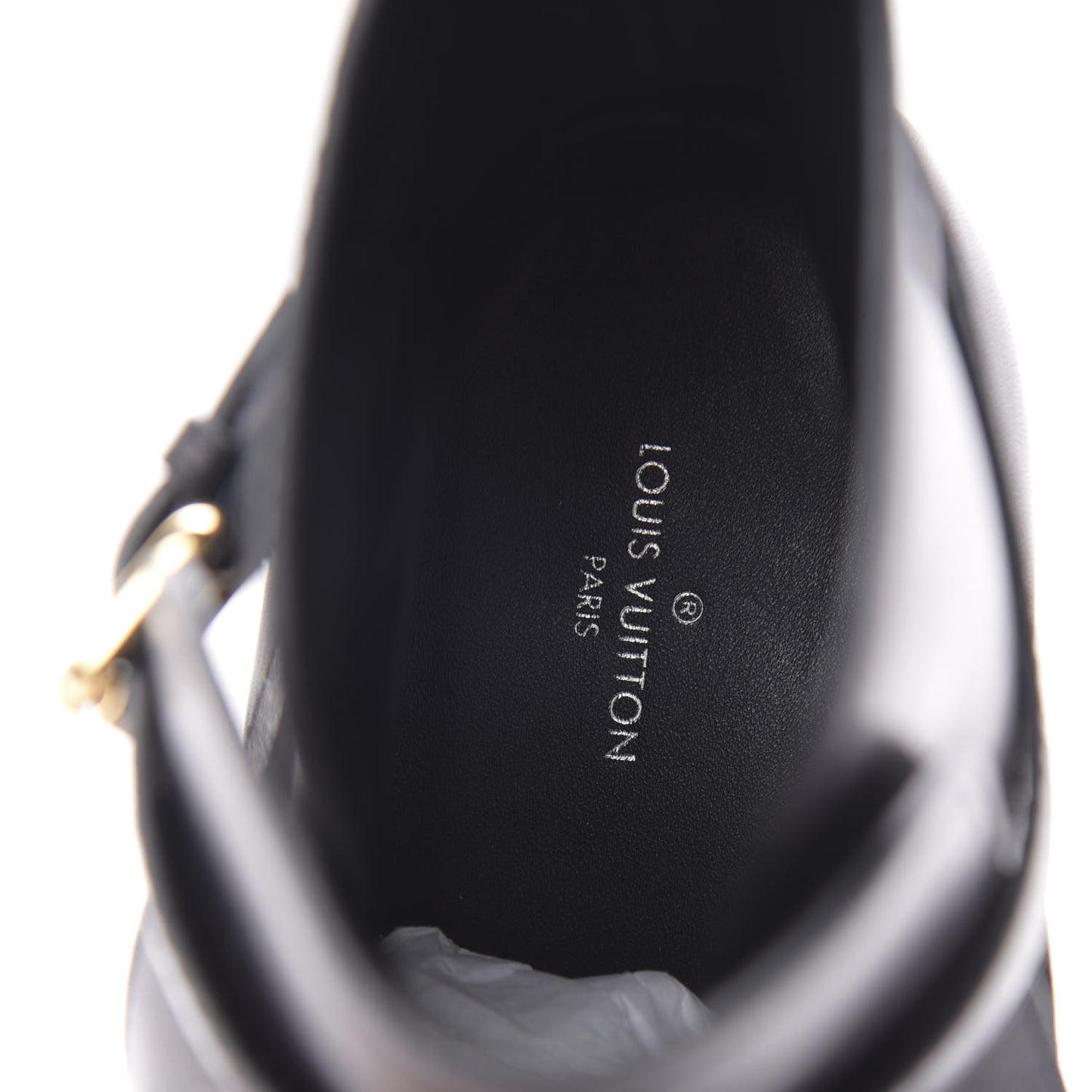 Calfskin Monogram Discovery Flat Ankle Boots 38.5 Black