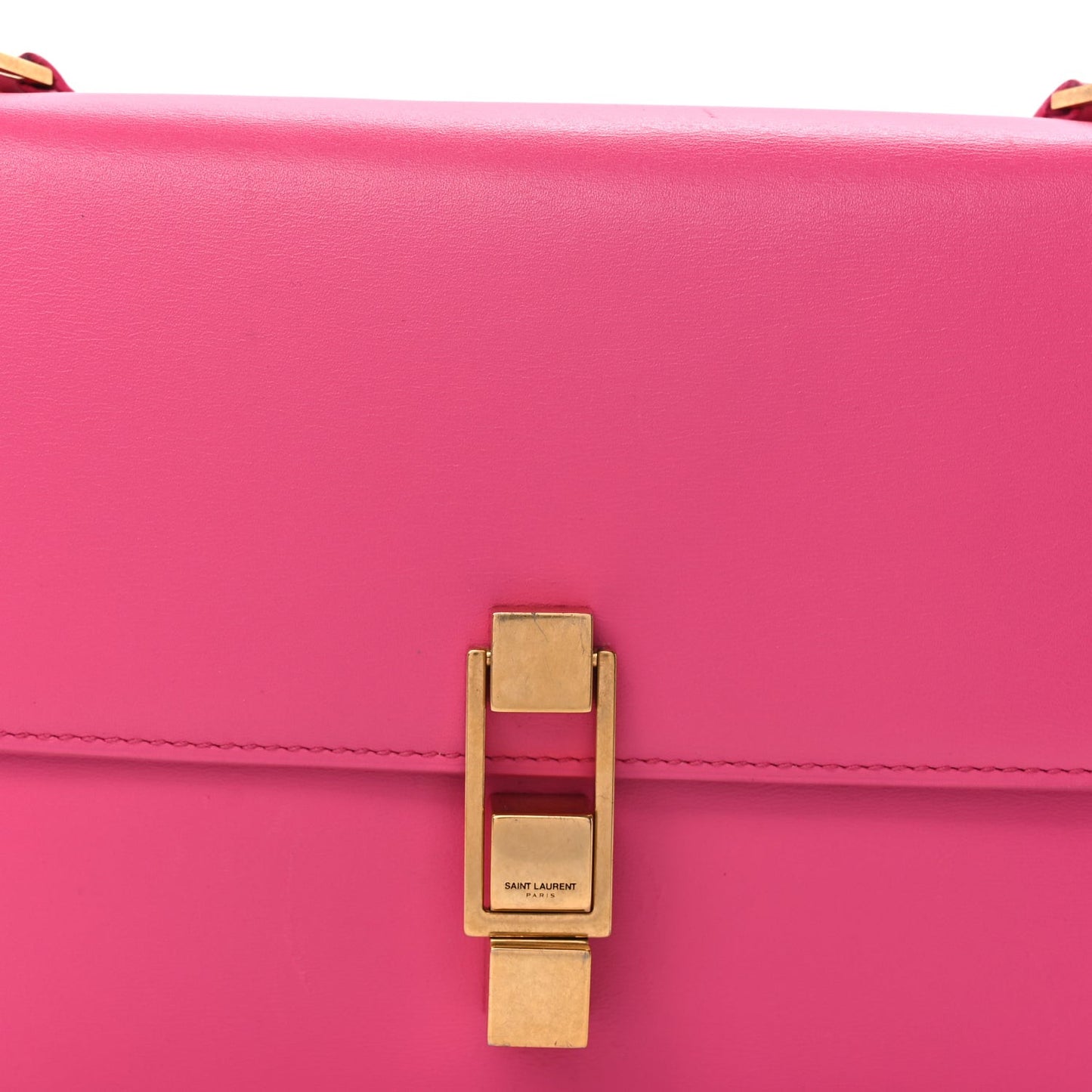 Smooth Calfskin Le Carre Shoulder Bag  Pink