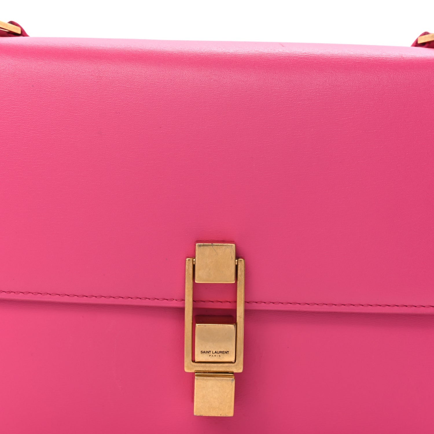 Saint Laurent Smooth Calfskin Le Carre Shoulder Bag  Pink 6 of 8