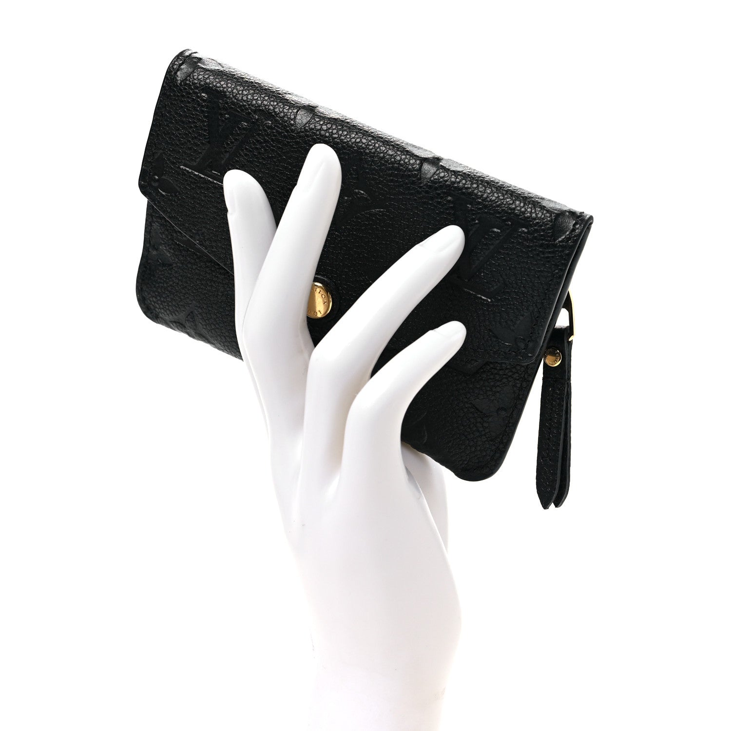 Louis Vuitton Empreinte Key Pouch Black 2 of 7