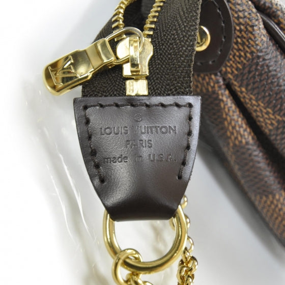 Louis Vuitton Damier Ebene Eva Clutch 9 of 9