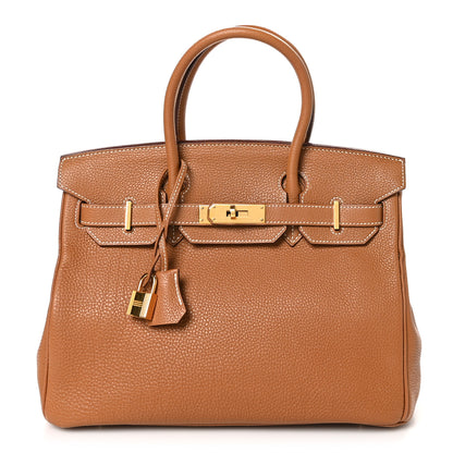 Hermes Togo Birkin 30 Gold 1 of 14