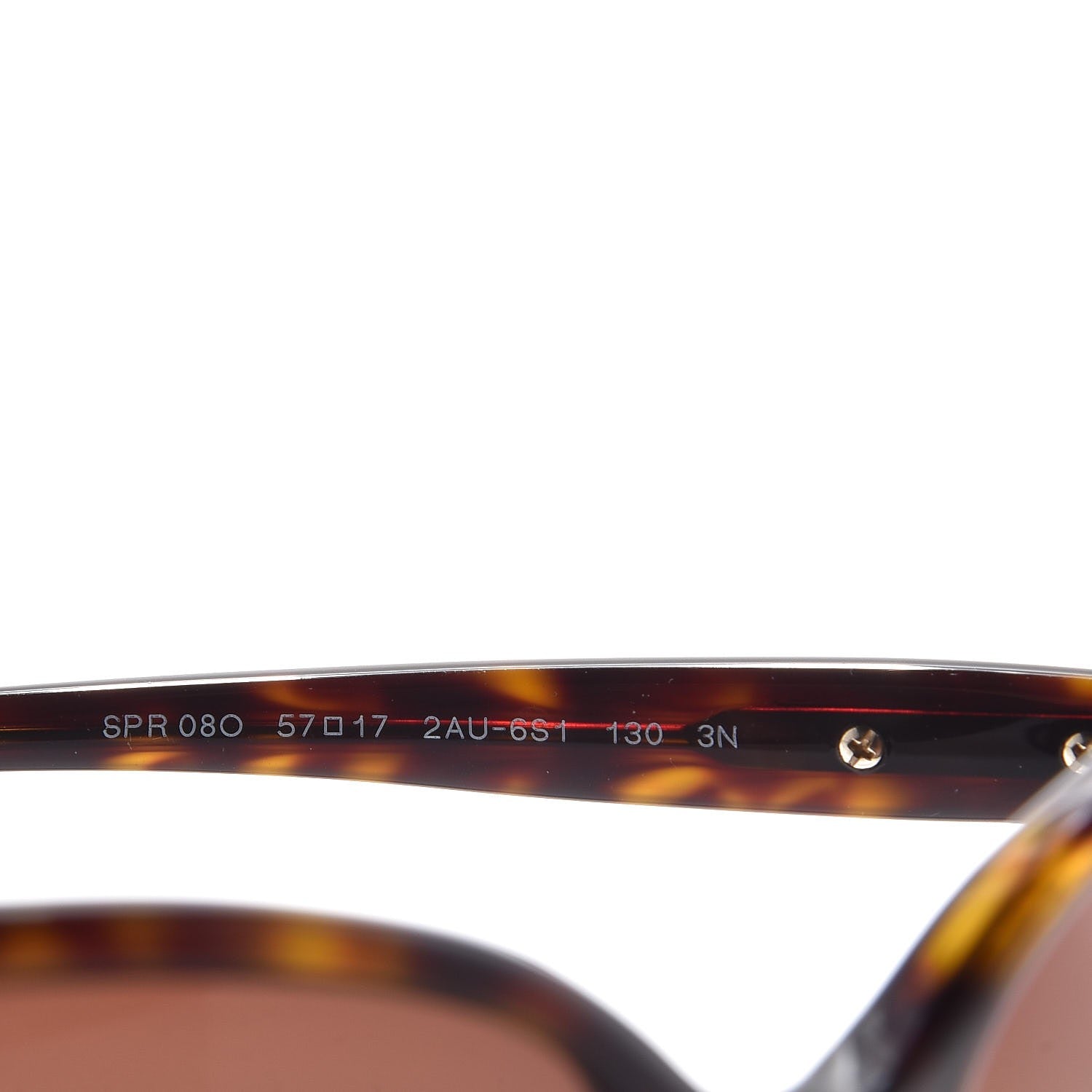 Prada Square Sunglasses SPR 08O Tortoise Brown 5 of 7