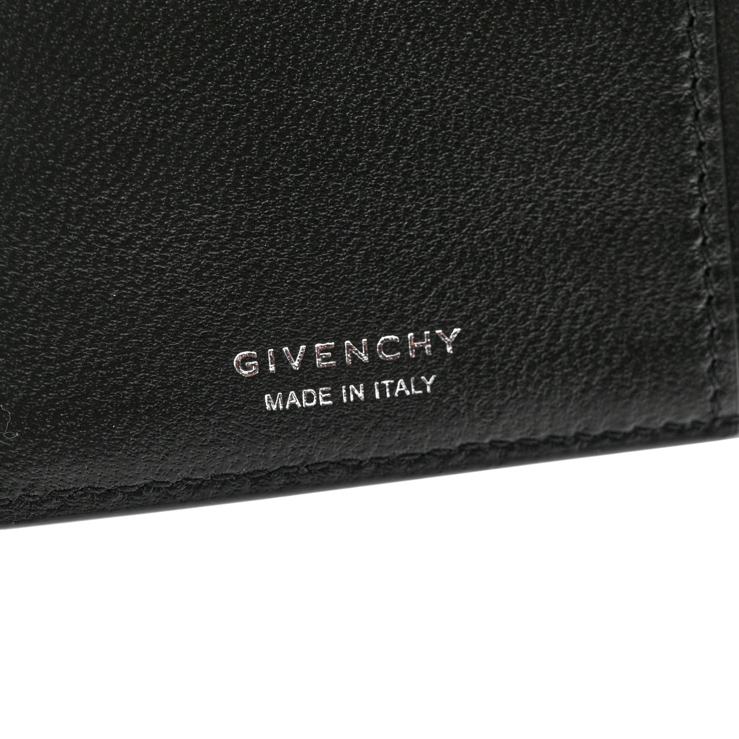 Givenchy Calfskin 4G Embossed G-Essentials Bifold Wallet Black 6 of 6