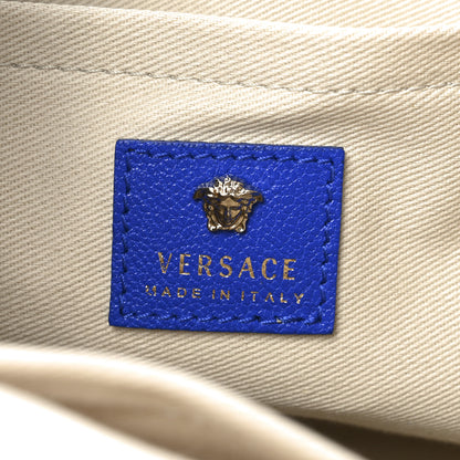 Versace Vitello Medusa Tote Blue 6 of 9