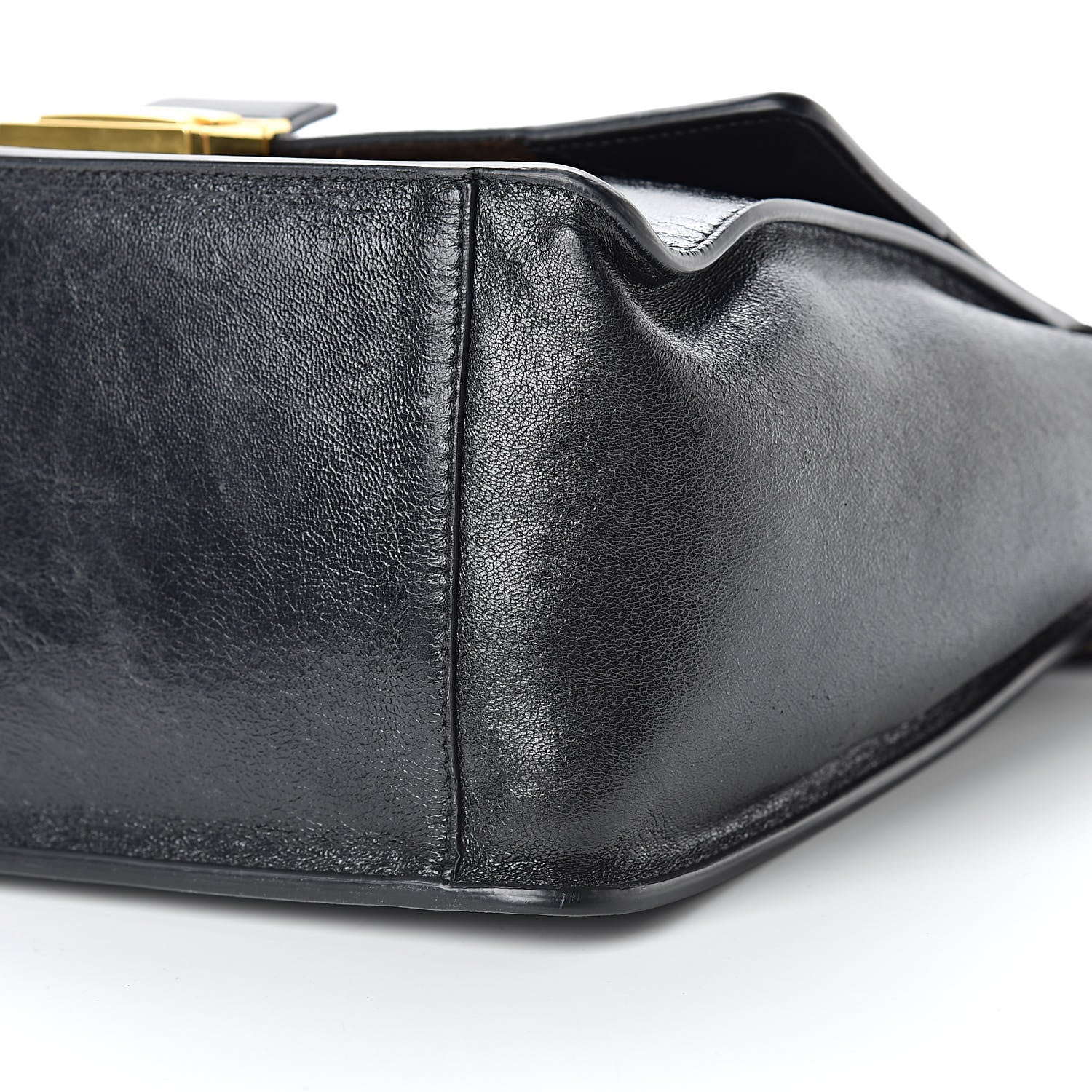 Fendi Agnello Old Shine Large Kan U Shoulder Bag Black 9 of 12