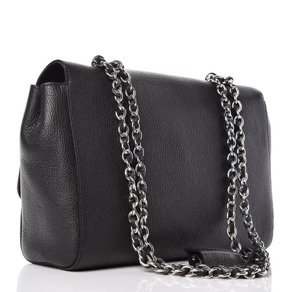 Mulberry Glossy Goatskin Medium Lily Black 1 of 9