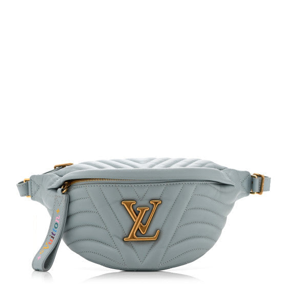 Louis Vuitton Calfskin New Wave Bumbag Porcelain Blue 1 of 1