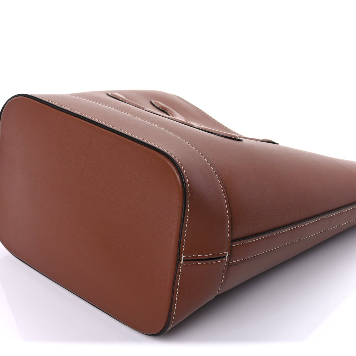 Smooth Calfskin Small Cuir Triomphe Bucket Bag Tan