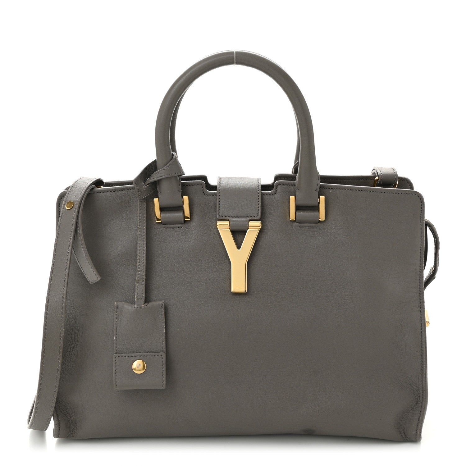Saint Laurent Calfskin Small Classic Y Cabas Grey 1 of 7