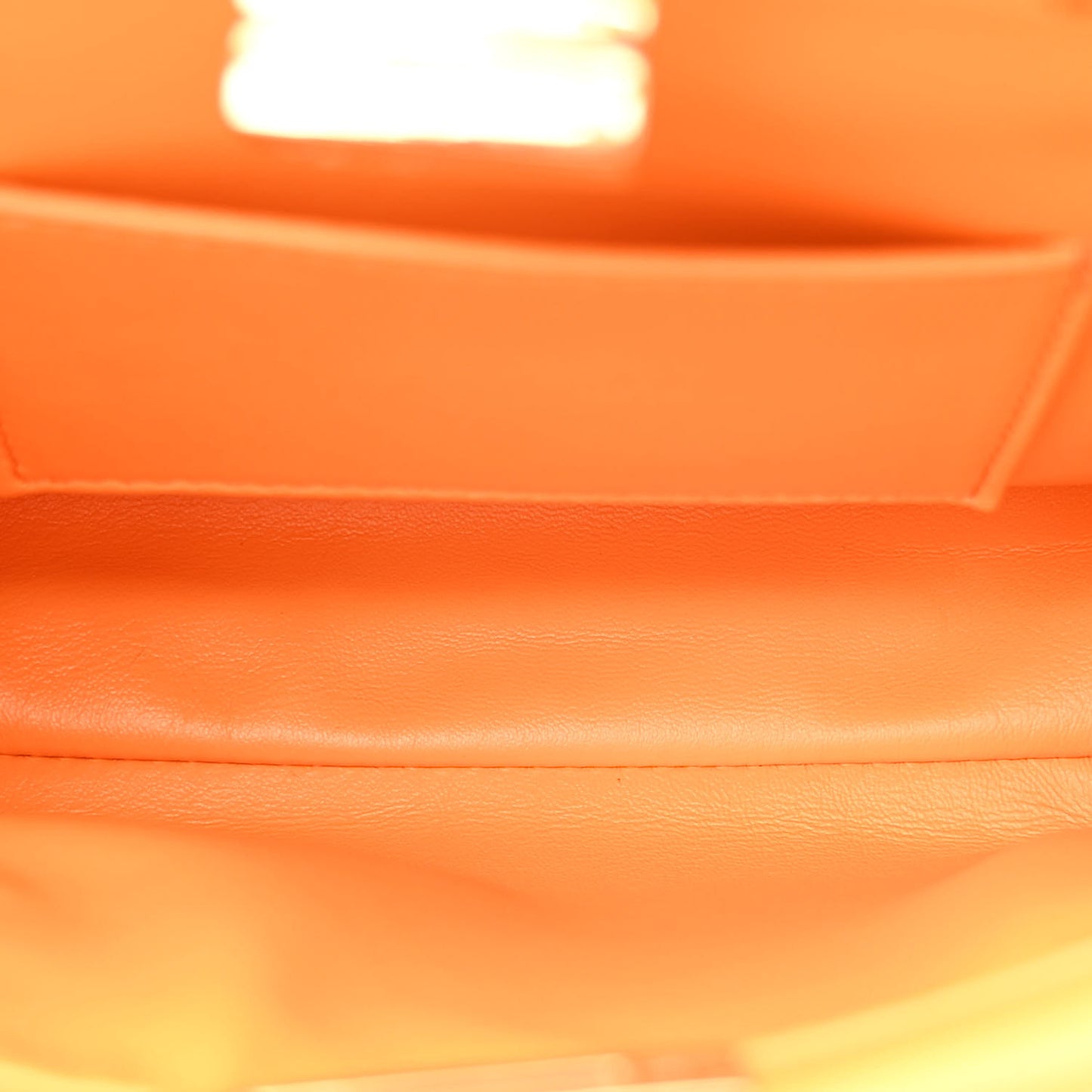 Nappa Mini Peekaboo Iconic Satchel Giallo Syrup