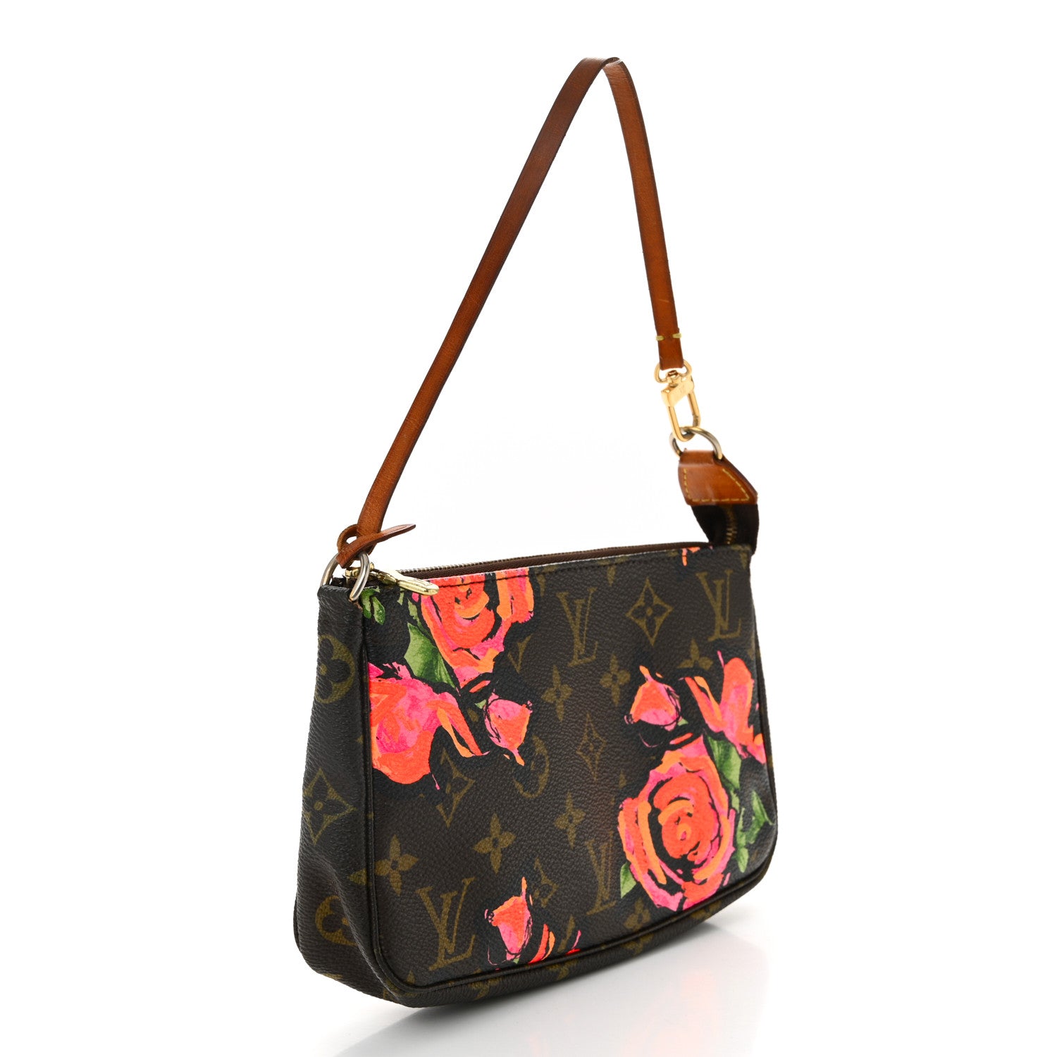 Louis Vuitton Monogram Roses Pochette Accessories 3 of 10
