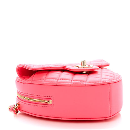 Chanel Lambskin Quilted CC In Love Heart Bag Pink 4 of 12