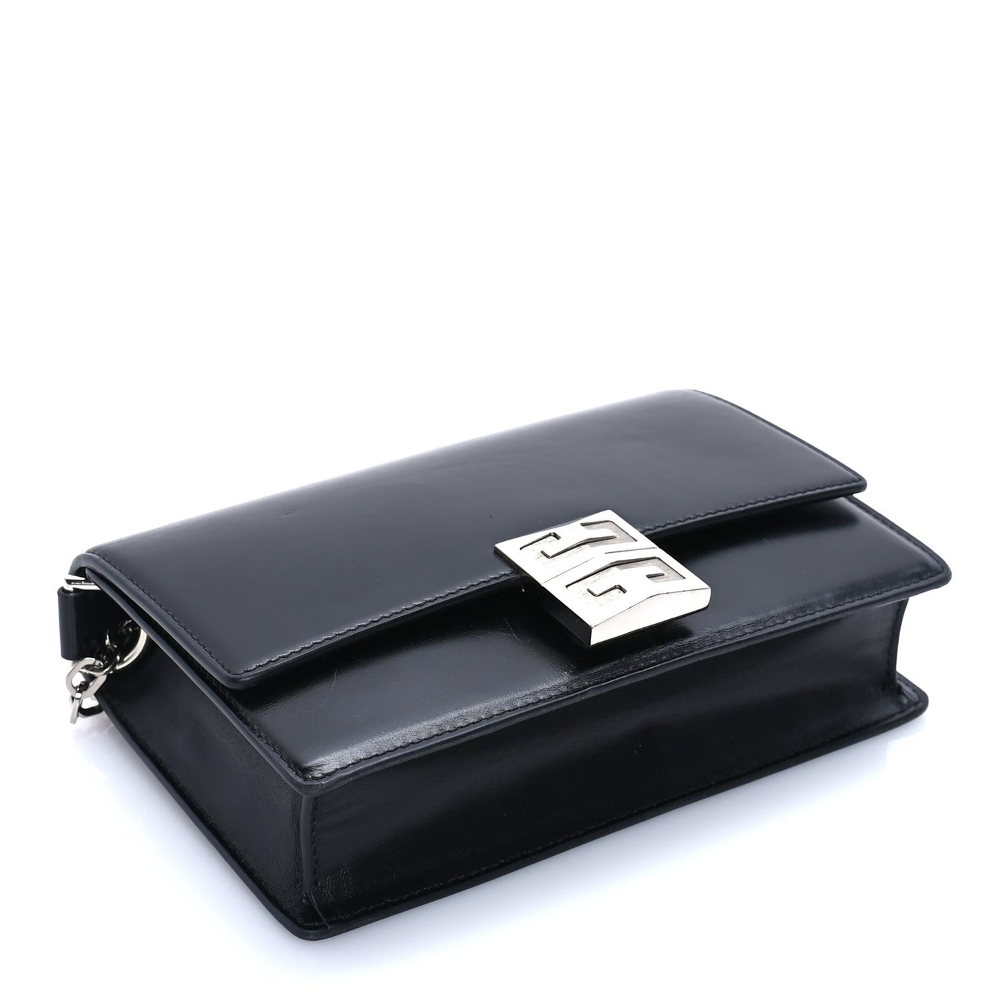 Calfskin Small 4G Chain Shoulder Bag  Black