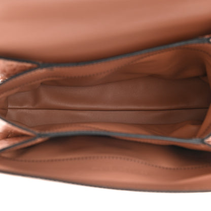 Bottega Veneta Crocodile Small Piazza Bag Light Pink 5 of 9