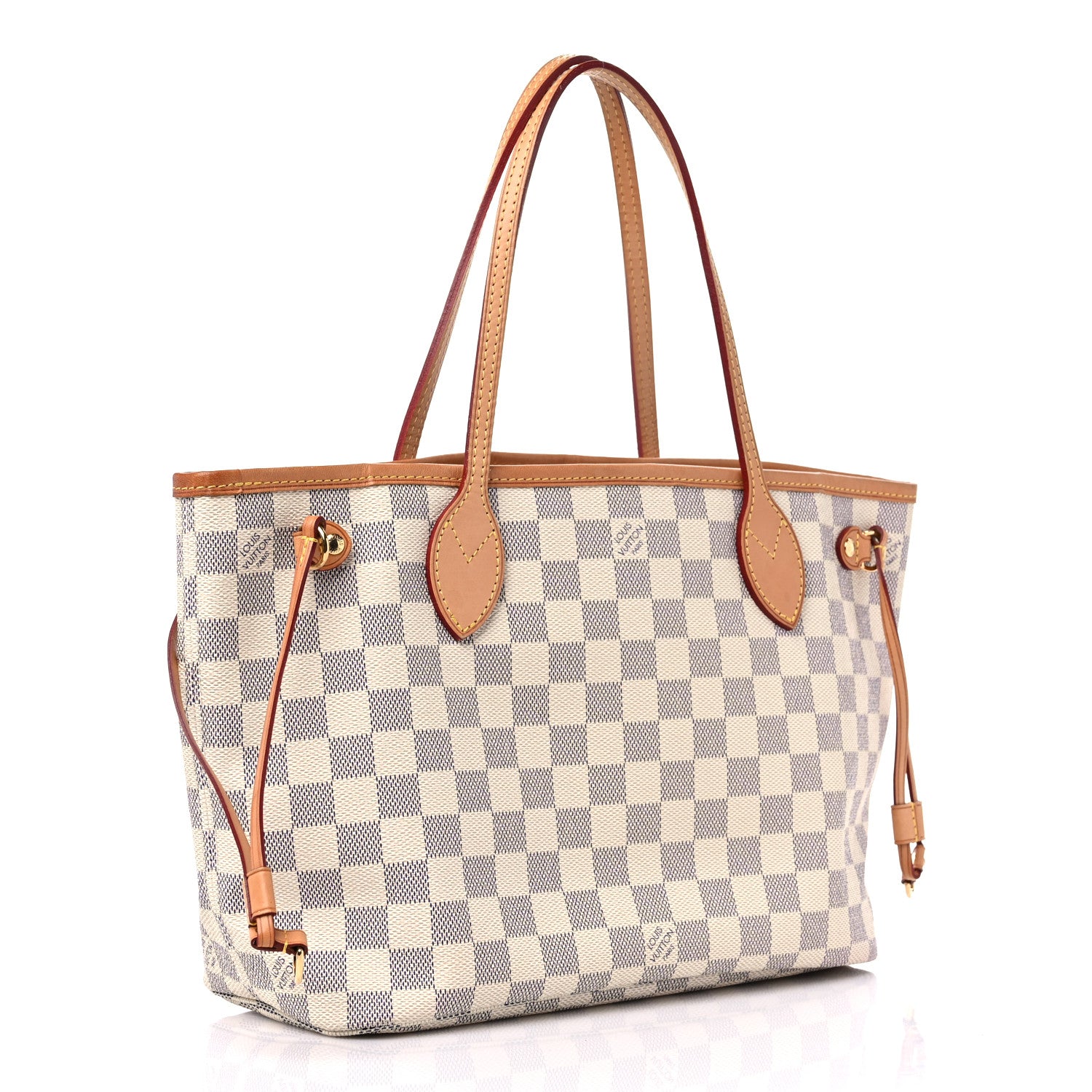 Louis Vuitton Damier Azur Neverfull PM 3 of 12