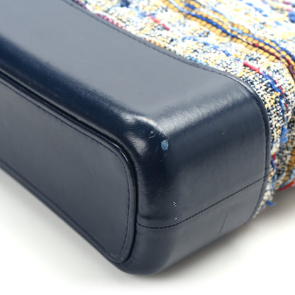 Chanel Tweed Calfskin Medium Gabrielle Hobo Blue 12 of 12