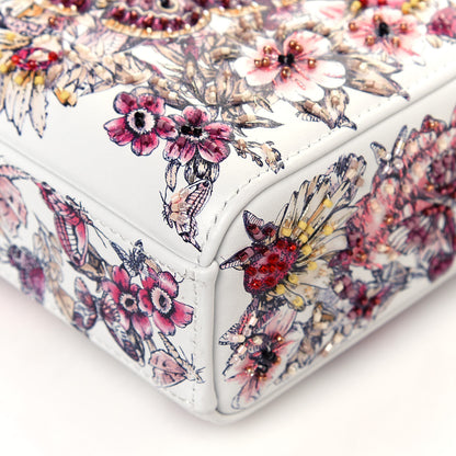 Christian Dior Calfskin Embroidered Butterfly Printed Lady D-Joy Multicolor 12 of 13